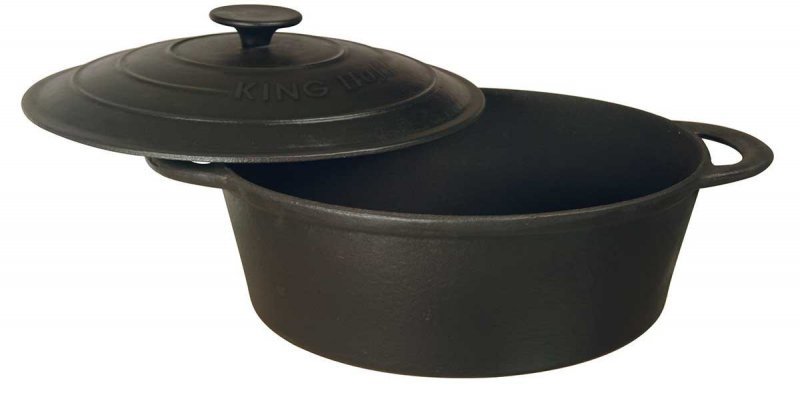 Kinghoff KH-2255 Teglia in ghisa da 29 cm e 4,5 l per una cucina sana