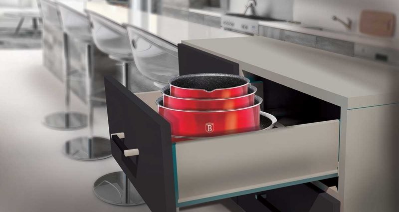 Berlinger haus BH-1674 Click&Cook Granite Cookware Set