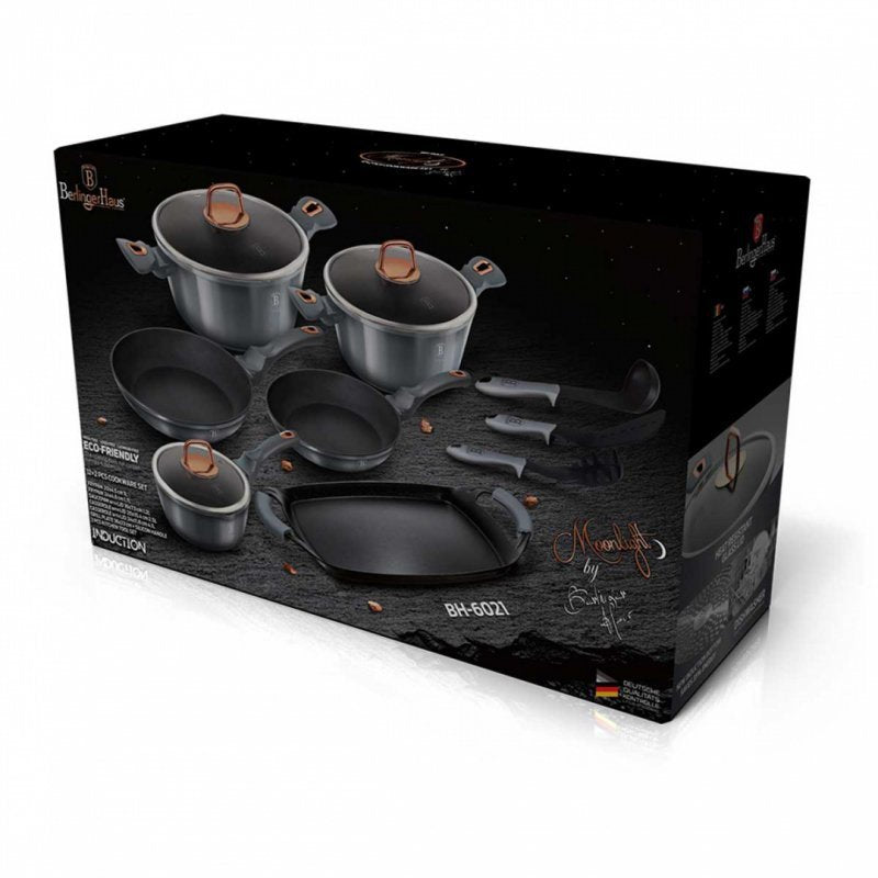 Berlinger haus BH-6021 Set di pentole in granito - Pentole e padelle antiaderenti