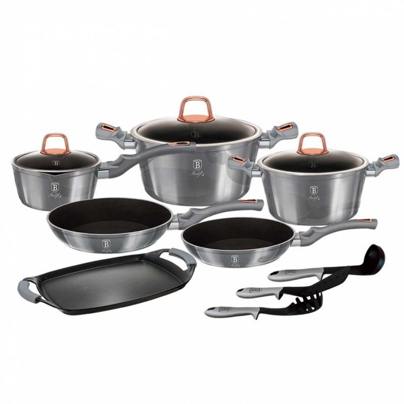 Berlinger haus BH-6021 Set di pentole in granito - Pentole e padelle antiaderenti