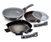 Berlinger haus BH-7048 Set di 3 padelle rivestite in granito