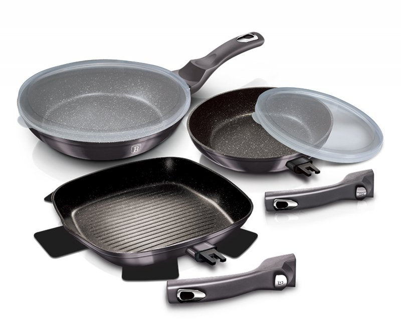 Berlinger haus BH-7048 Set di 3 padelle rivestite in granito