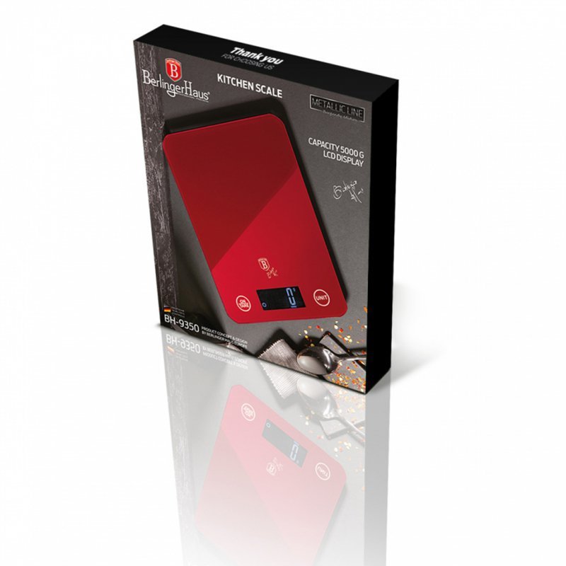Bilancia da cucina elettronica superpiatta Berlinger haus BH-9350