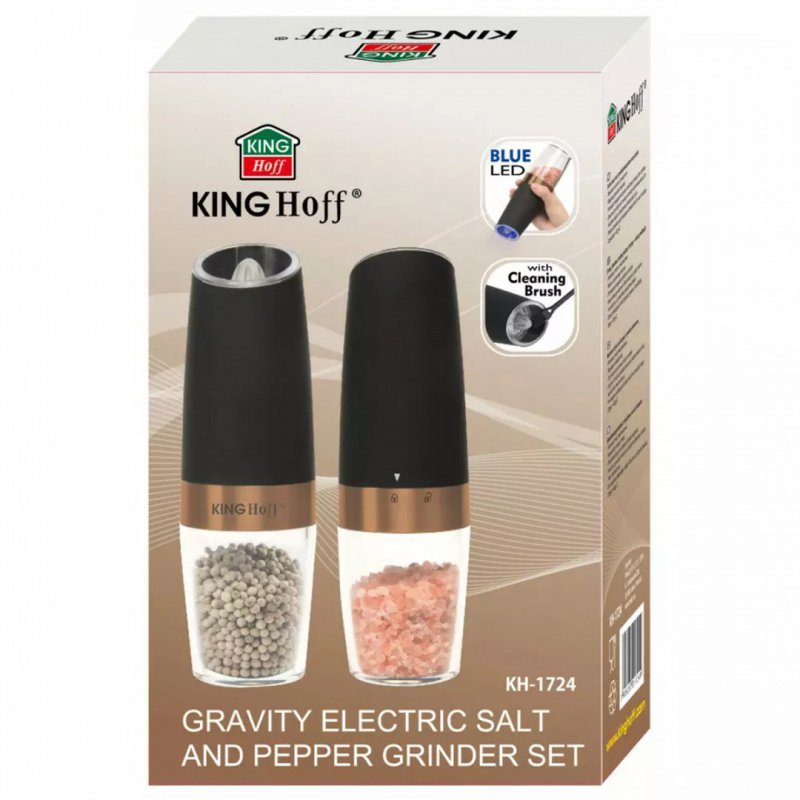 Macinacaffè elettrico a gravità Kinghoff KH-1724 con grana regolabile