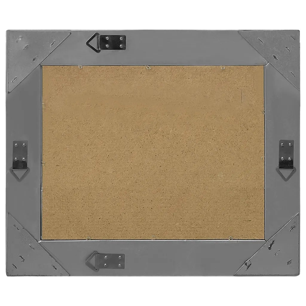Specchio da Parete Stile Barocco-Specchio a Muro-Specchio Decorativo 50x40 cm Nero