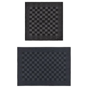 Set Strofinacci 10 pz | Teli per bagno in Cotone Nero e Grigio