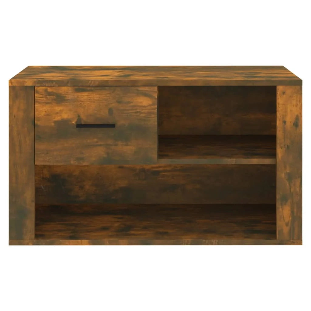 Scarpiera mobile contenitore per scarpe mobile per ingresso/corridoio/soggiorno 80 x 35 x 45 cm legno ingegnerizzato marrone 02_0021594