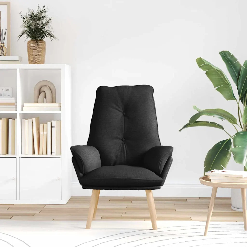 poltrona Nero 69 x 74 x 93 cm Tessuto e compensato 42001852