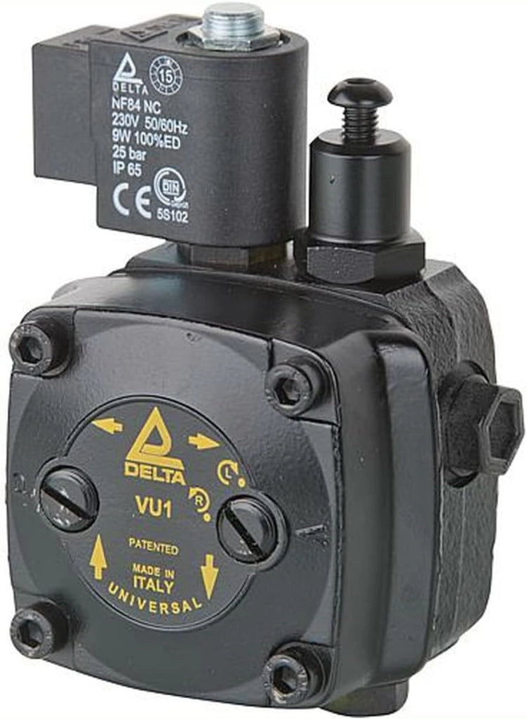 POMPA VU1 28lt/h Universale Con ELETTROVALVALVOLA per bruciatore Gasolio