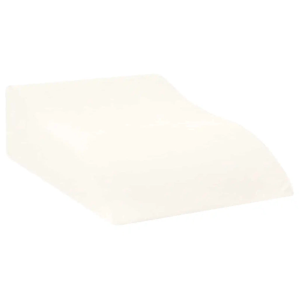Cuscino per Gambe Bianco 68 x 40 x 18 cm Schiuma PU 42020188