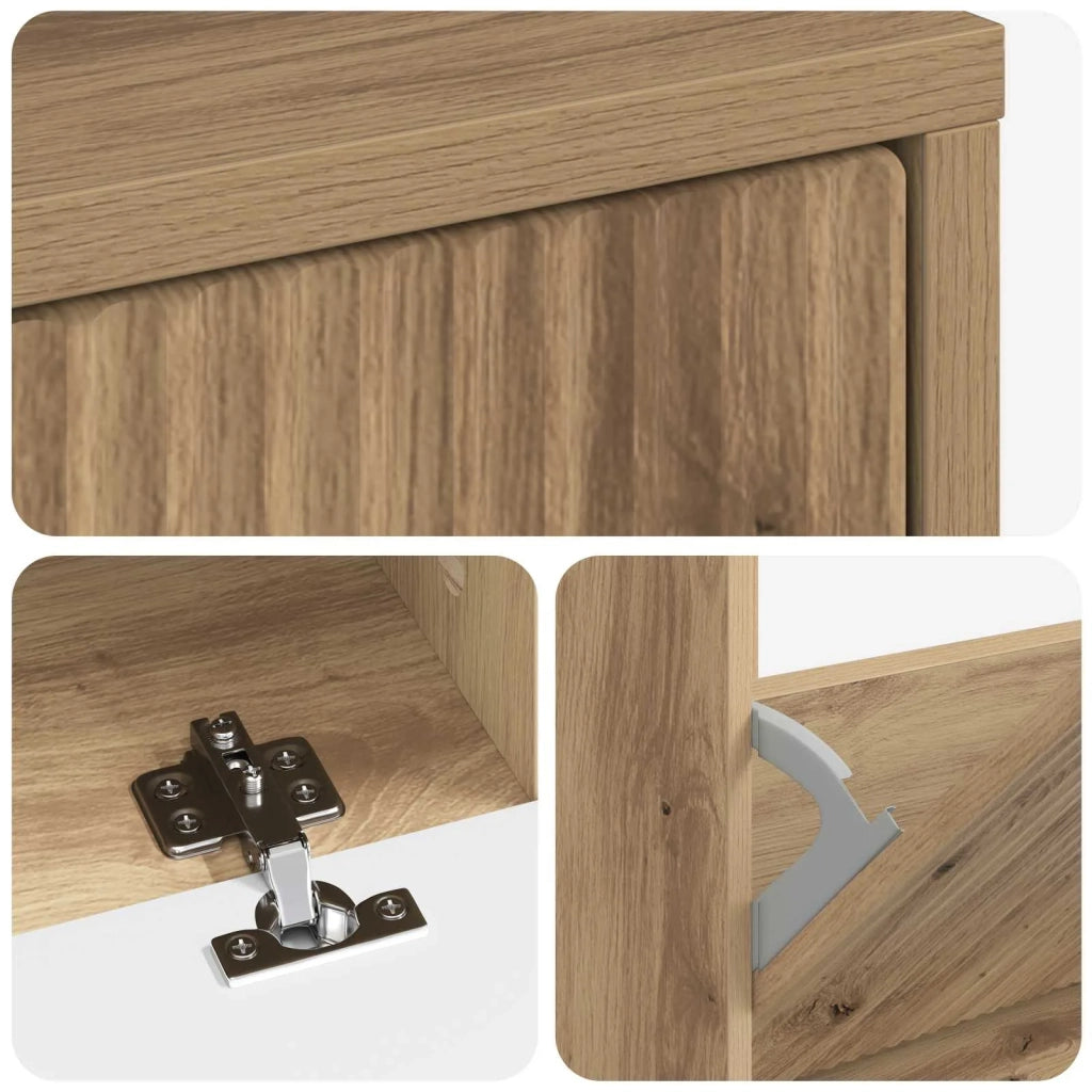 Mobile per scarpe ARNHEM 78 x 24 x 103 cm Legno ingegnerizzato 896664