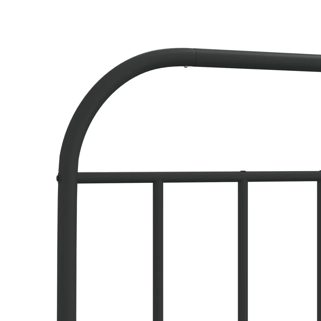 Testiera | Testata di Ricambio in Metallo Nero 107 cm