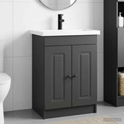 Set di mobili per il bagno Nero 78,5 x 37,5 x 81 cm 3404175