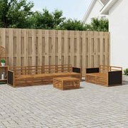 Set di divani da esterno 7 pcs Naturale 3383042