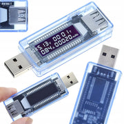 Tester USB Voltamperometro KEWEISI KWS-V20 – Alta Precisione, Display LCD | Misura 4V-20V, 0A-3A