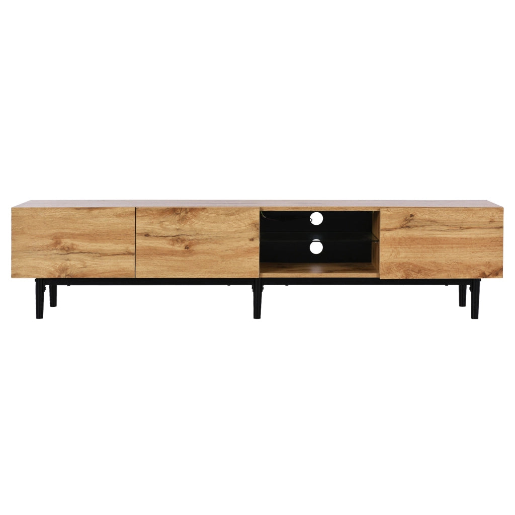 Mobile TV con LED ¨C MINIMAL ¨C Legno, 175x31x41 cm