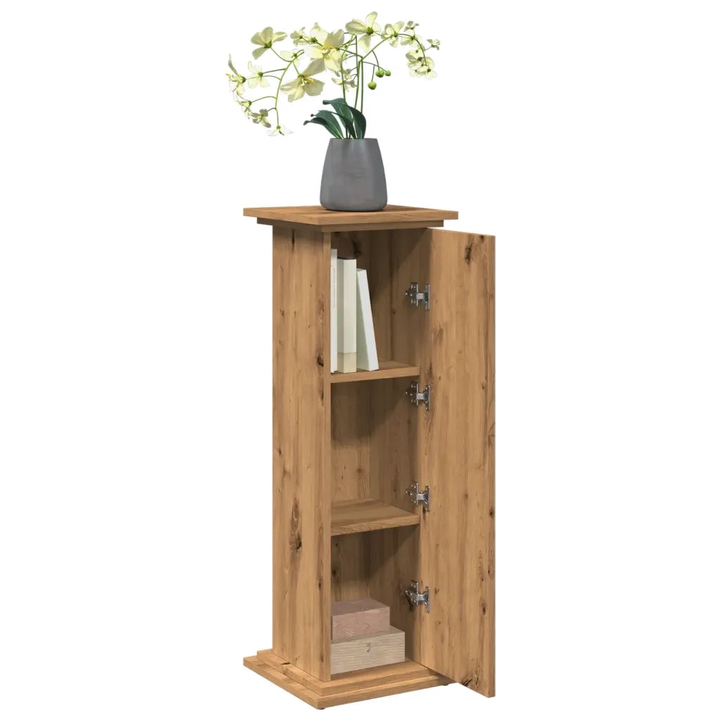 Espositore Portaoggetti Rovere Artigianale 31x30x90 Truciolato CFW3714695