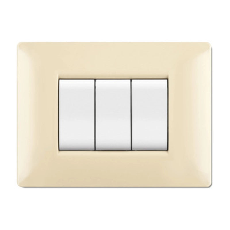PLACCA LIFE Q LIVING PLAST AVORIO                7P