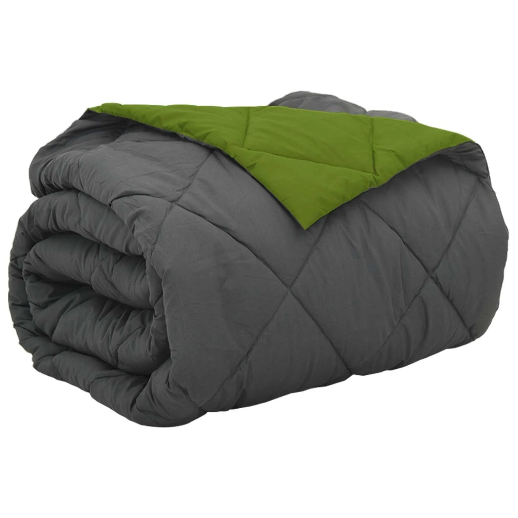 Piumone Completo Annuale Verde e Antracite 200 x 200 cm 42025563
