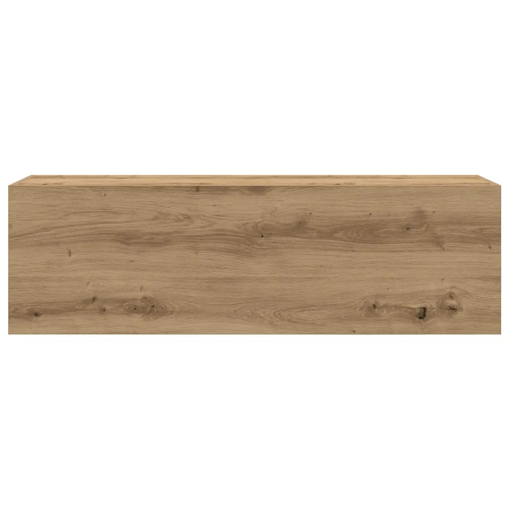 Mobiletto da bagno a parete pratico e di design 100 x 25 x 30 cm mobile multifunzionale in legno di rovere ingegnerizzato realizzato artigianalmente 02_0051292