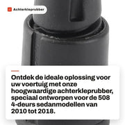 Rubber per sostituzione del bloccastergo - Codice 8733AR - Bloccastergo - Materiale: gomma - Resistenze ai fattori ambientali - Resistente allo sfregamento - Adatto per 508 4 porte Sedan 2010-2018