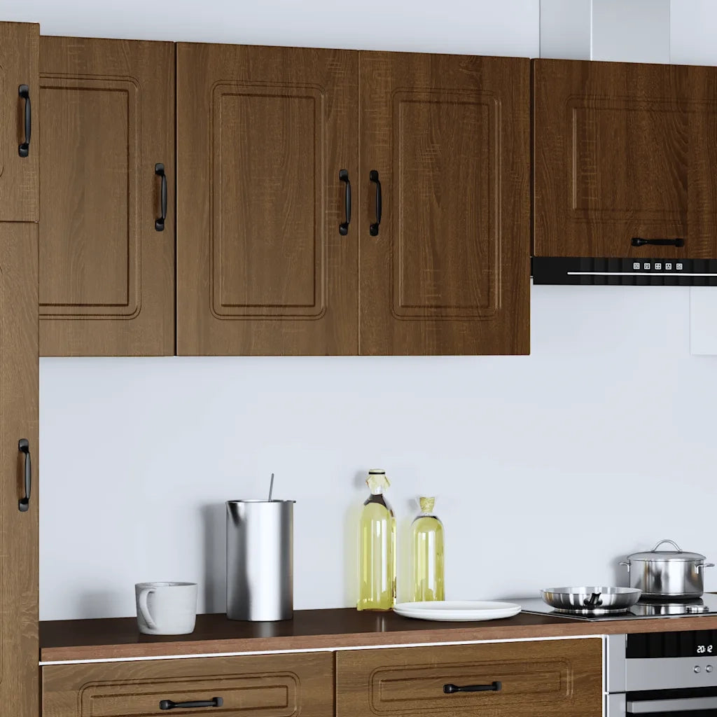 Pensile da Cucina | Mobile da Cucina Kalmar Rovere Marrone in Legno Multistrato