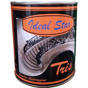 SMALTINO ANTIRUGGINE 'TRIS' IDEAL STAR 0,375 lt - Rosso - IDEAL STAR