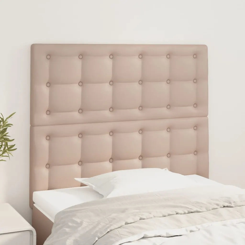 Testiera Cappuccino 90x5x118/128 cm in Similpelle 3116415