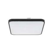 Plafoniera bagno quadrata 43,5cm LED 32W 3000K nera Nowodvorski