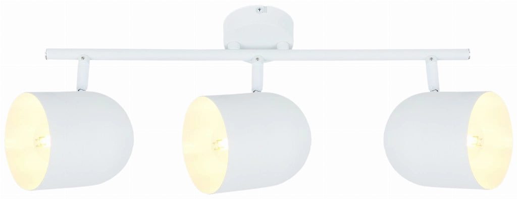 Barra faretti soffitto Candellux Azuro bianca 3xE27