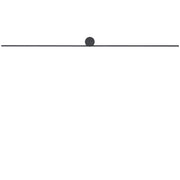 Applique LED specchio nera Nowodvorski SPIN L 120cm 16W