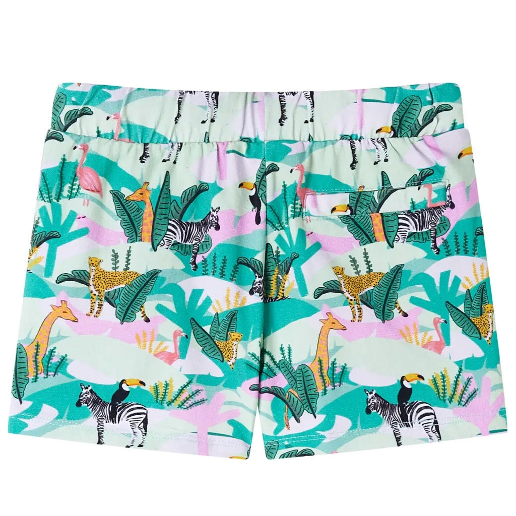 Pantaloncini per Bambini con Coulisse Menta Chiaro 92 10859