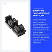 Componente elettrico di cambio interruttore per vano porta - Sostituzione compatibile per auto VW - Accessorio per VW Golf Jetta Passat - 1998-2004