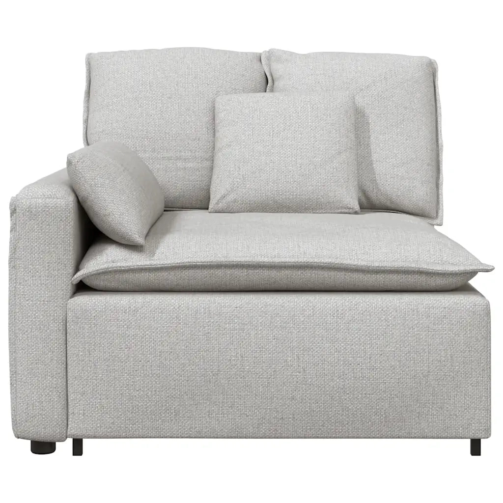 Modulo Terminale Bracciolo Divano Modulare con Cuscini-Sofa Modulare-Divanetto 100 cm 873490