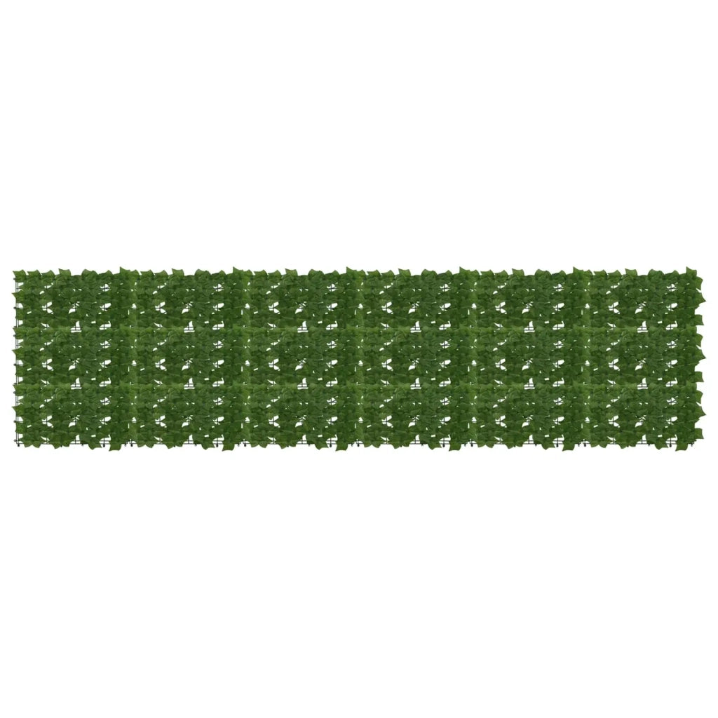Schermo per balcone con foglie Verde 300 x 75 cm 42040653