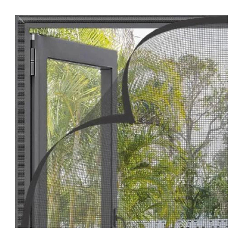 C ZANZARIERA KIT STRAPPO PORTA 2X75X250 NERO
