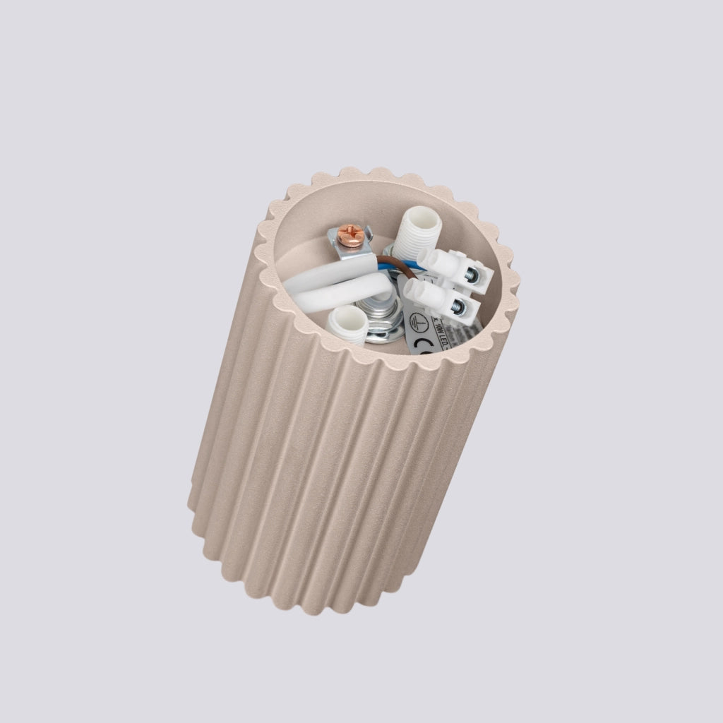 Lampada da soffitto KARBON 10 taupe