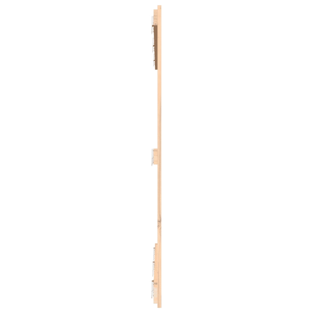 Testiera da Parete-Testiera a Muro-Testata Decorativa 146,5x3x110 cm in Legno Massello di Pino