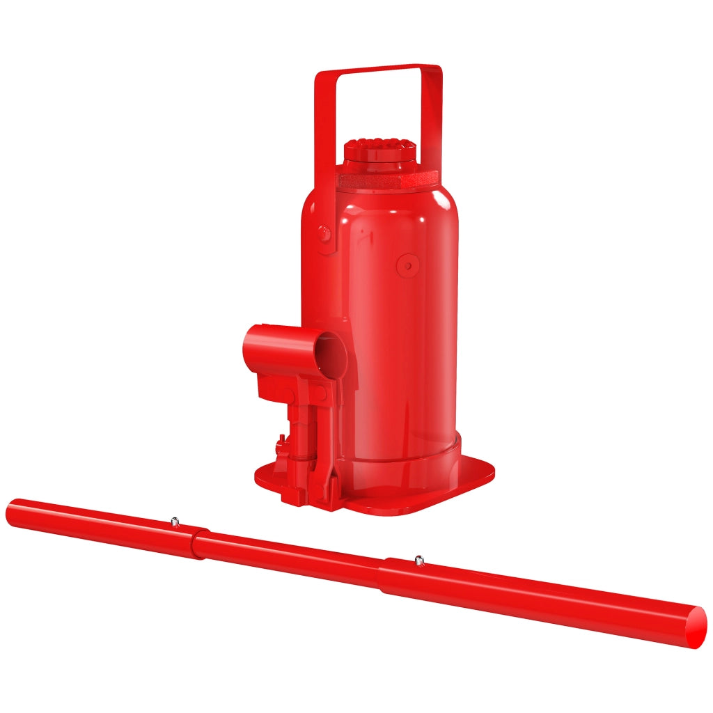 Martinetto idraulico 12 tonnellate ¨C Minimal ¨C rosso, 19-37 cm