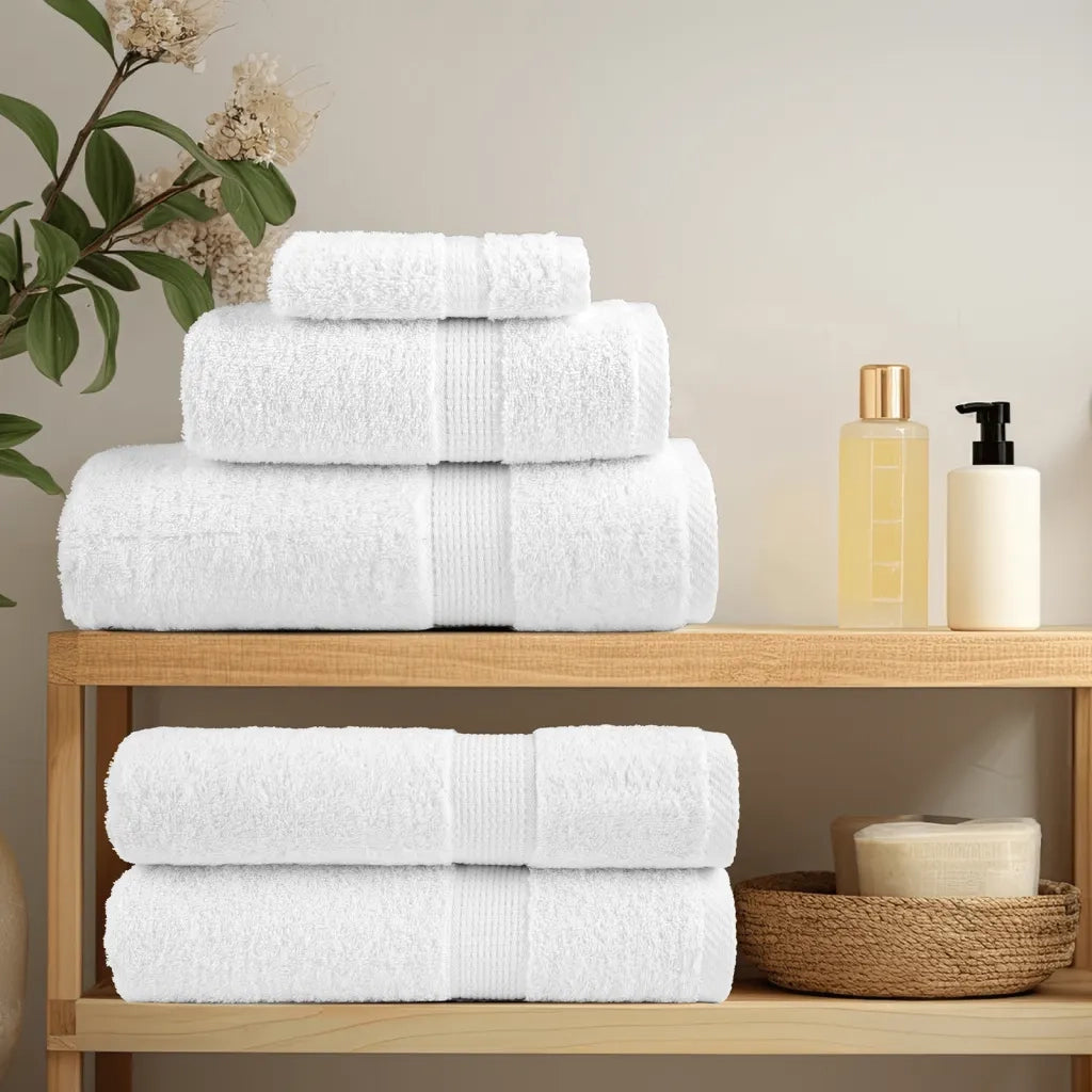Asciugamani per sauna Premium SOLUND 10 pezzi Bianco 80x200 cm 600 g/m2