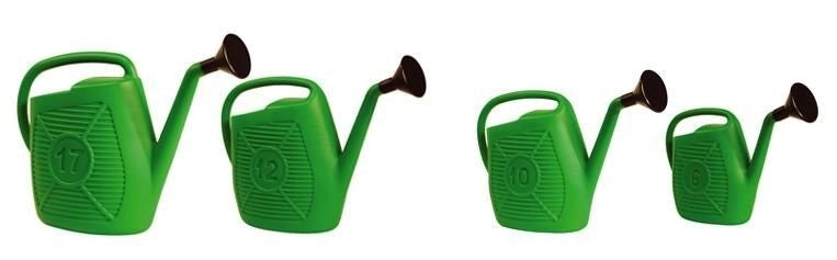 Innaffiatoio Annaffiatoio da giardino in plastica con manico 10 litri verde