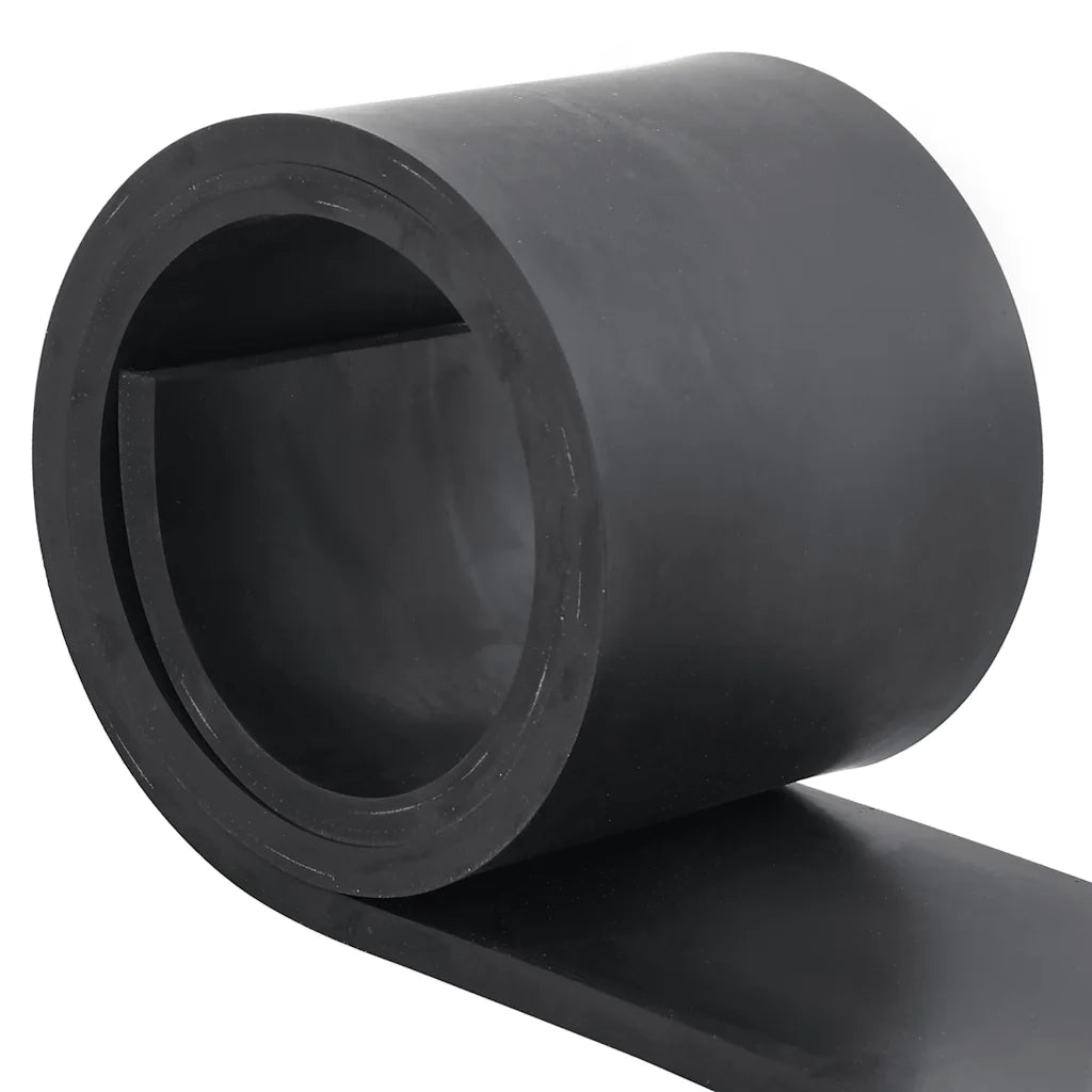 Bordo in Gomma per Spazzaneve Nero 150x15x1 cm