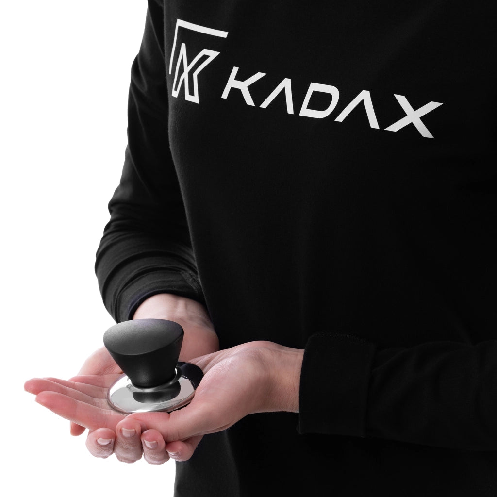 Pomello per coperchio KADAX, pomello per coperchio pentola, pomello per padella, nero, 3 pezzi