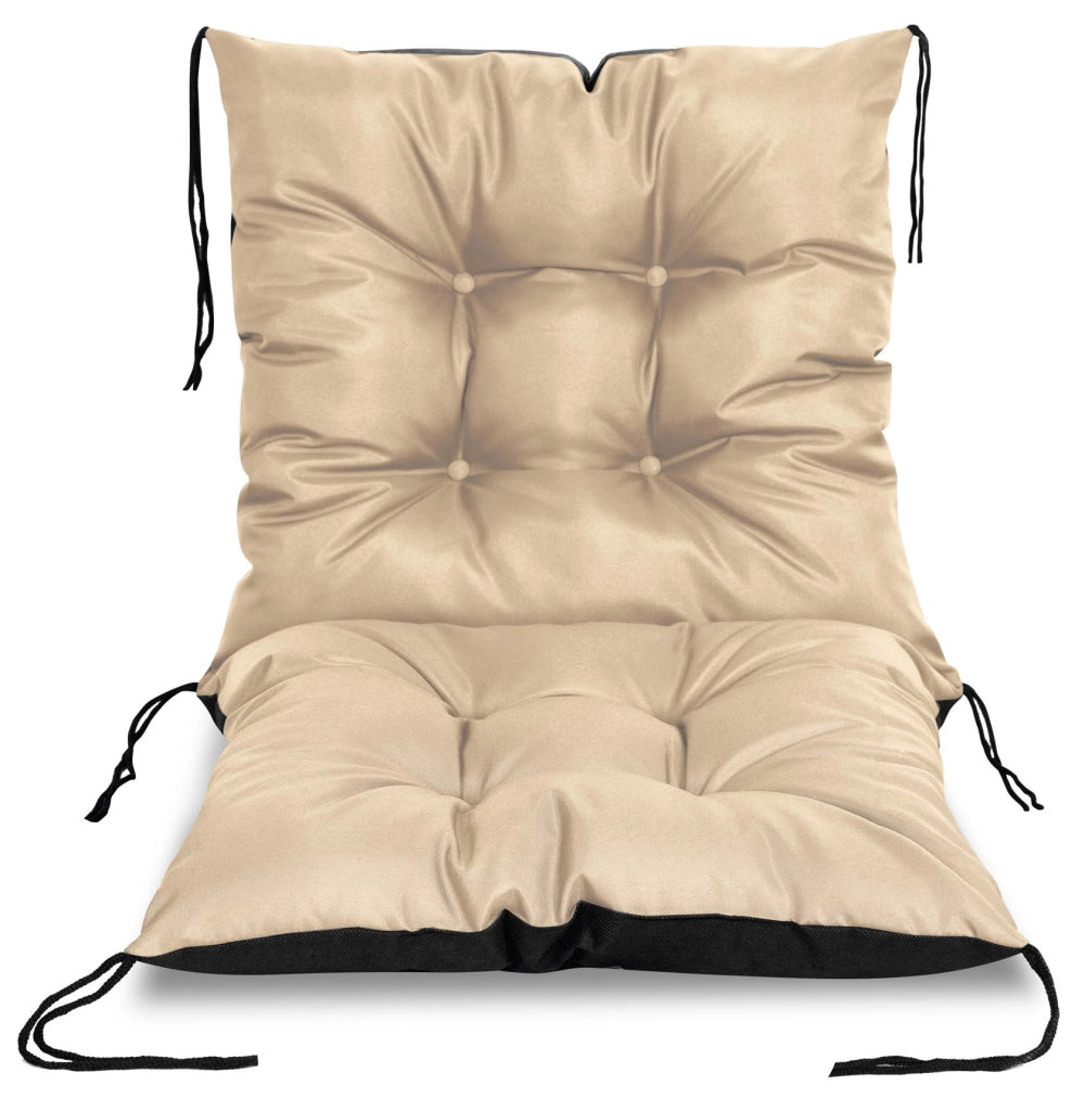 AIO FACTORY Cuscino da giardino impermeabile beige 50x50x80 cm