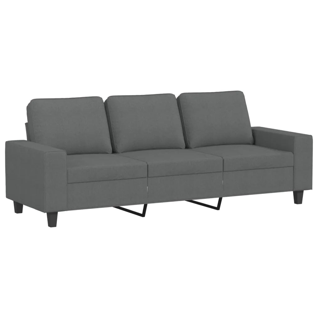 Divano a 3 Posti-Sofa 3 Posti Grigio Chiaro 180 cm in Tessuto 302175