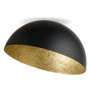 Plafoniera Sfera decorativa nera oro 50cm E27 Sigma Lighting