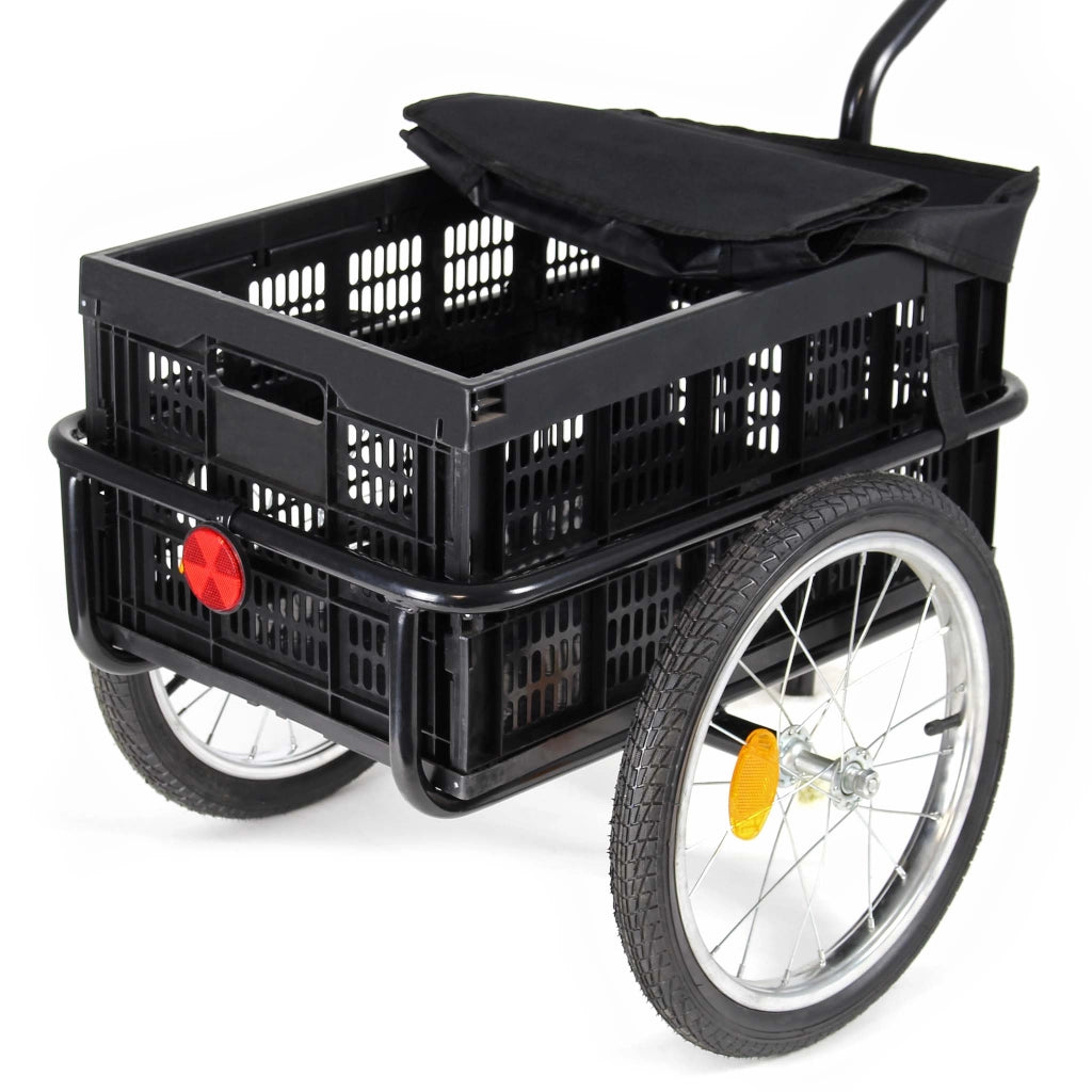 Rimorchio per bici per carichi fino a 50 kg Carrello bicicletta Con pneumatici Carretto a mano