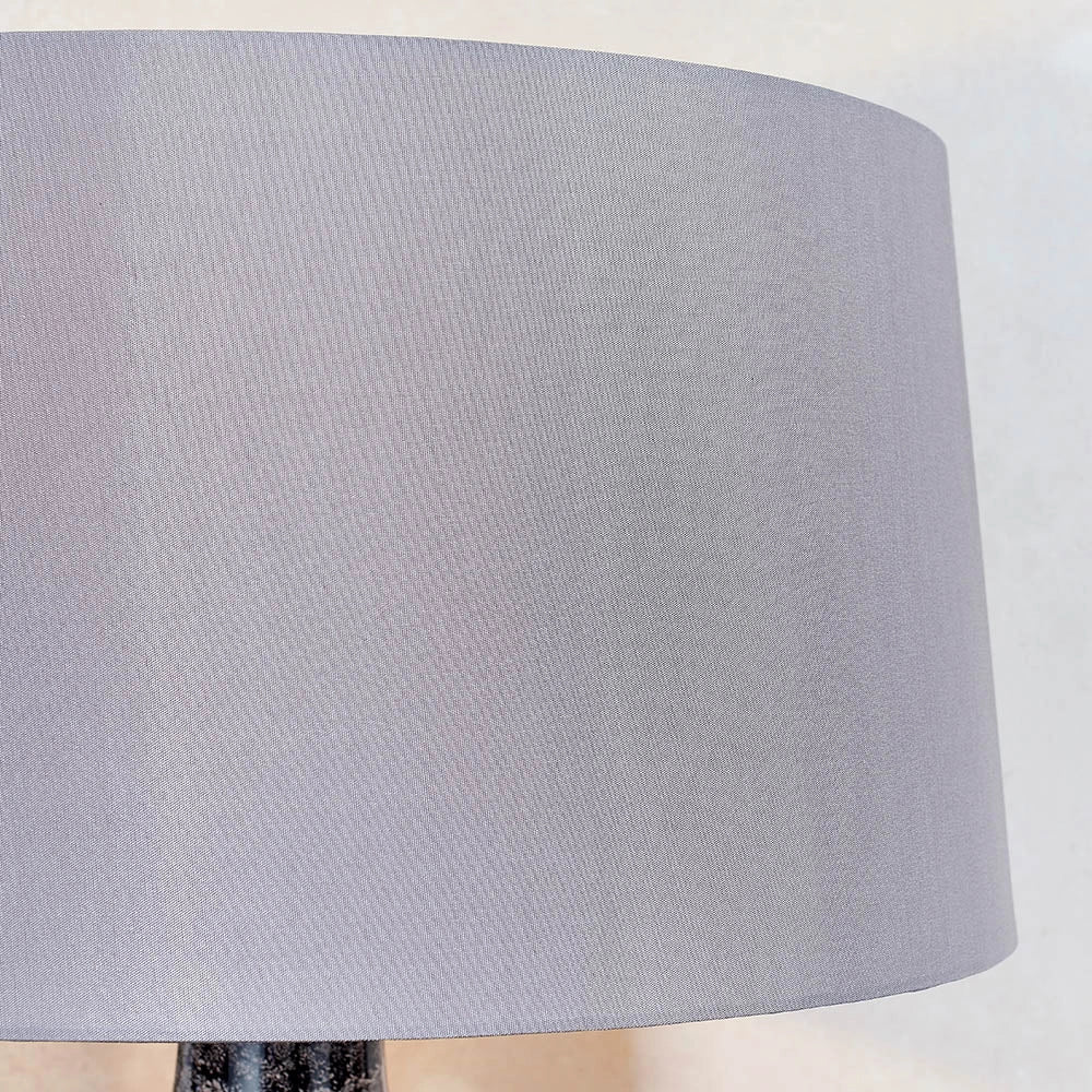 Lampada da tavolo decorativa ILSA Endon vetro nero/grigio E27 40W