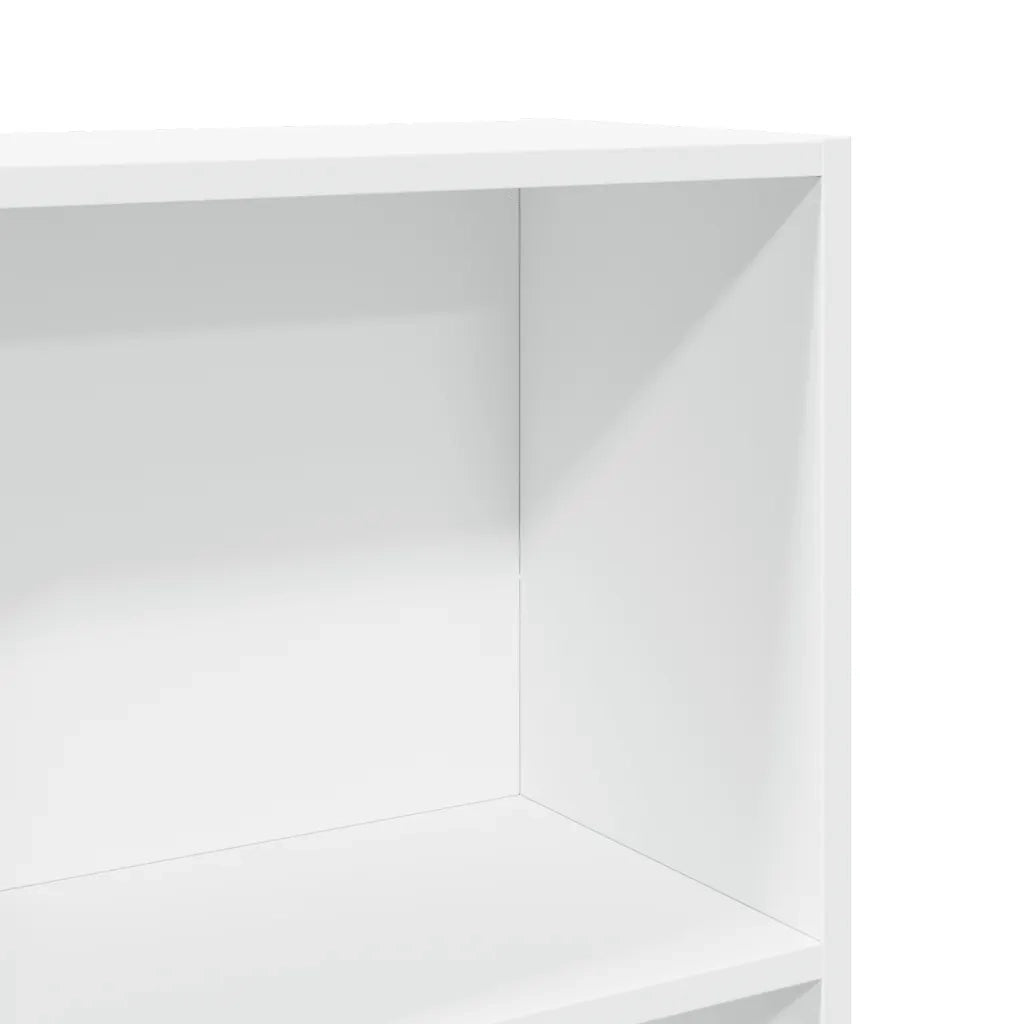 Libreria Bianca 80x30x114 cm in Legno Multistrato 857931