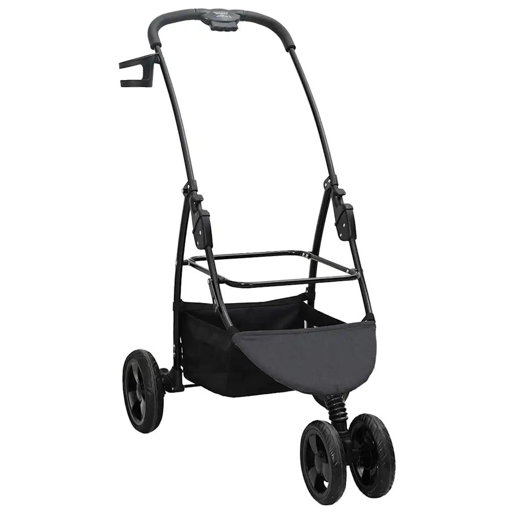 Passeggino pieghevole per animali Nero 78 x 54 x 101 cm CFW6534449